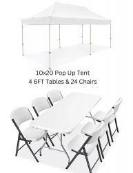 Tent Tables & Chairs Package