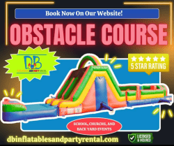 Retro 50FT Obstacle Course Wet/Dry