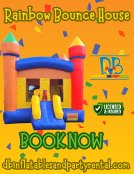 Rainbow Castle Bounce House