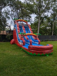 1379 1777220948 18 FT Red Palms Water Slide