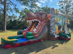 1328 1777237639 T-Rex Double Lane Combo Wet/Dry (Inflated Pool)